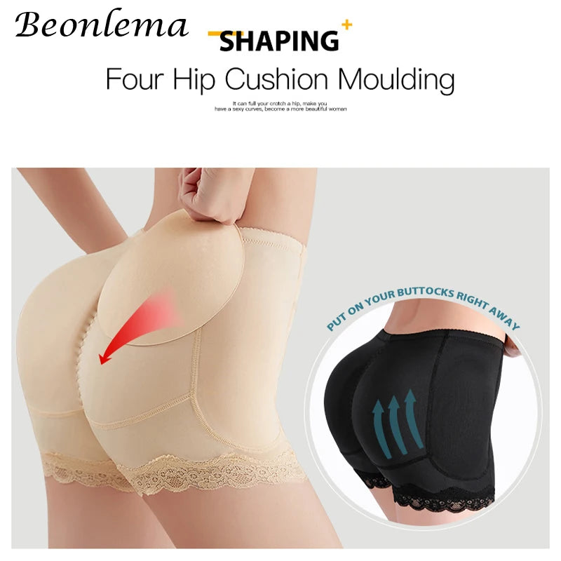 Sexy Big Butt Enhancer Control Panties with Hips Pads Filler