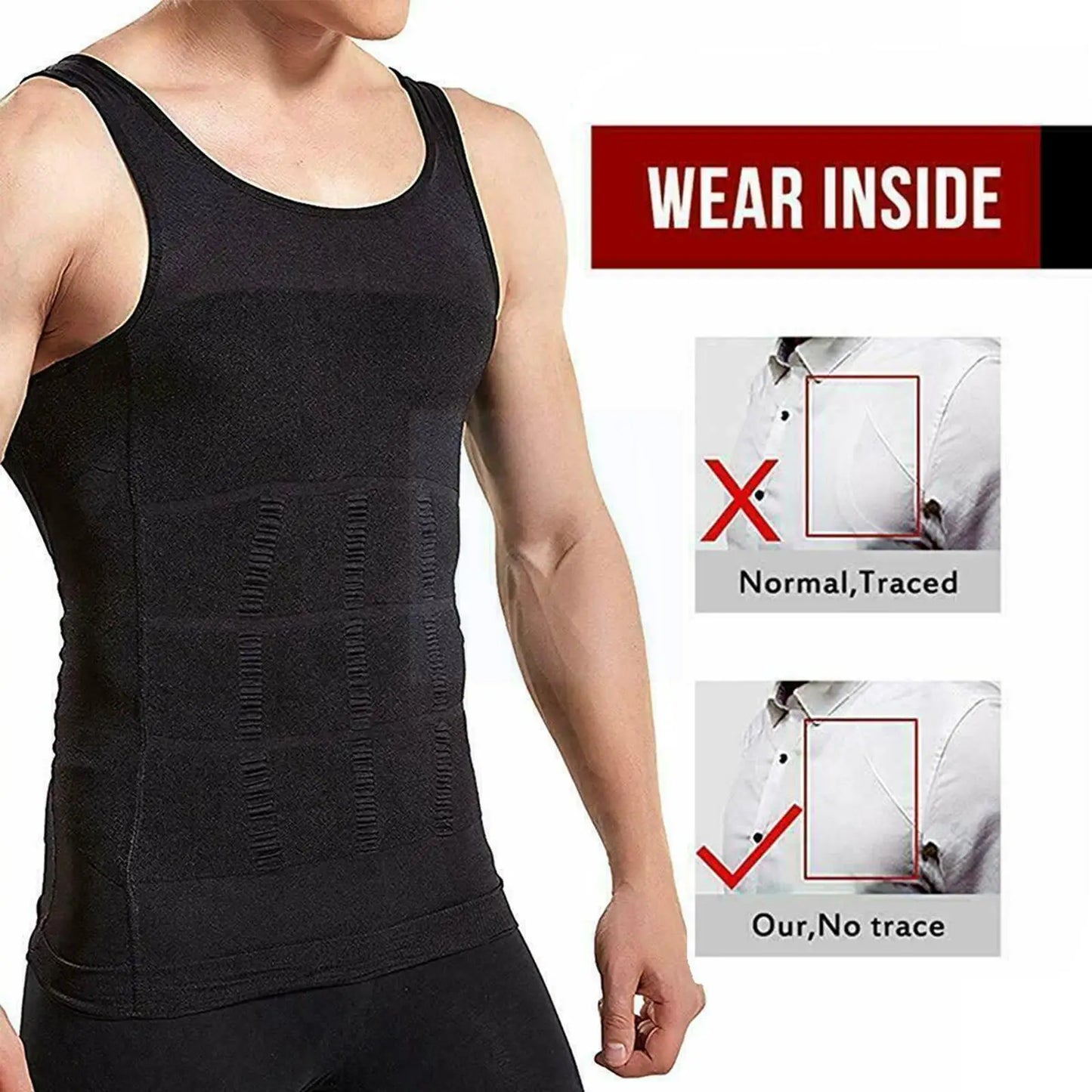 Slimming Compression Vest for Men | Breathable Body Shapewear