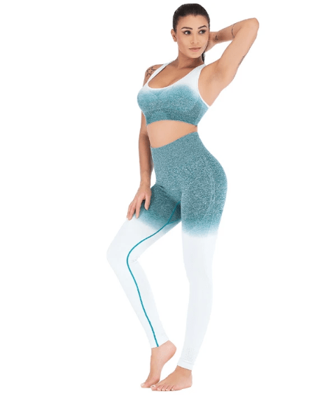 Multicolor Anti-Cellulite Energy Compression Yoga Wear