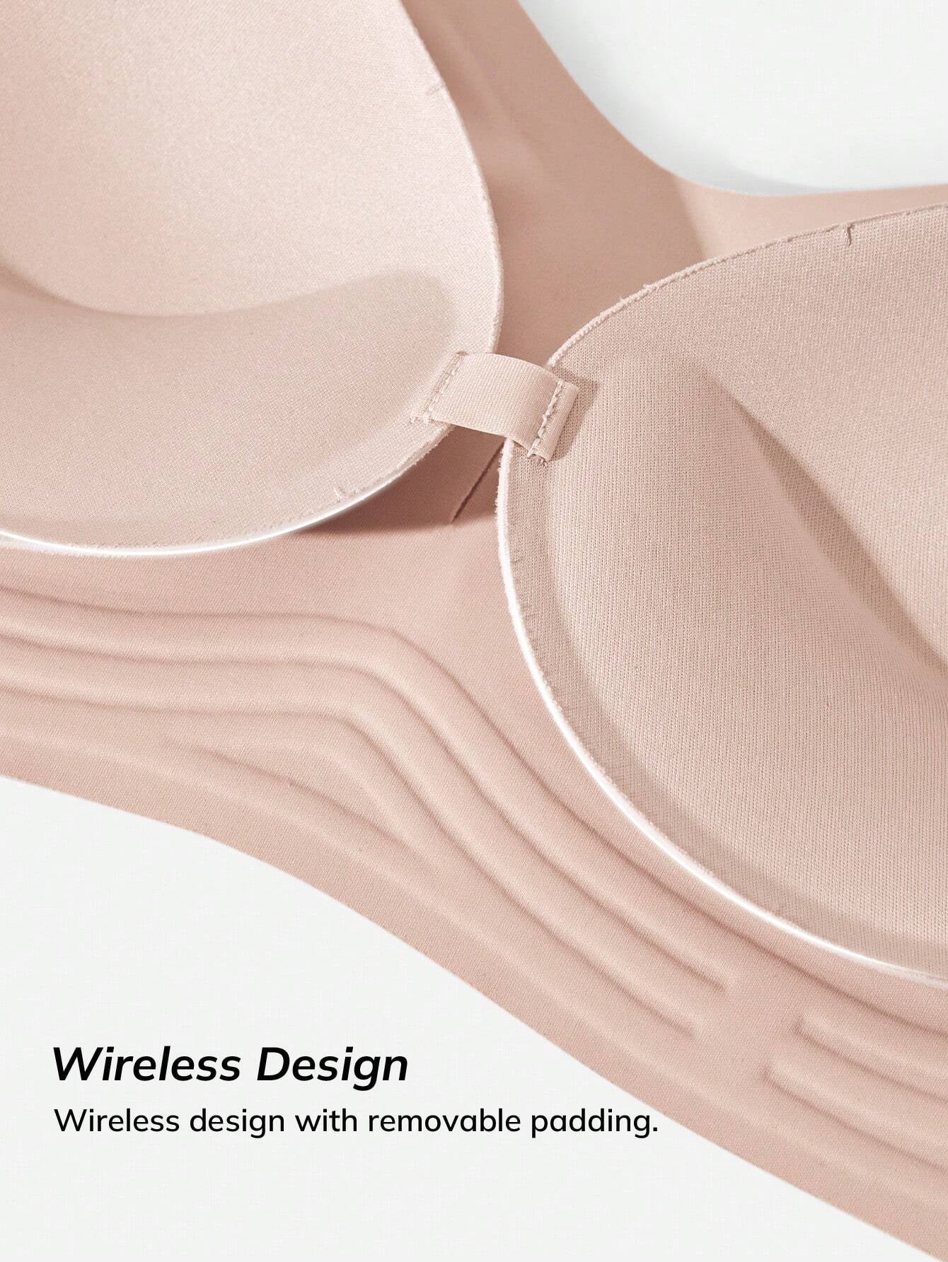 Wireless Seamless Comfy Bralette Pink