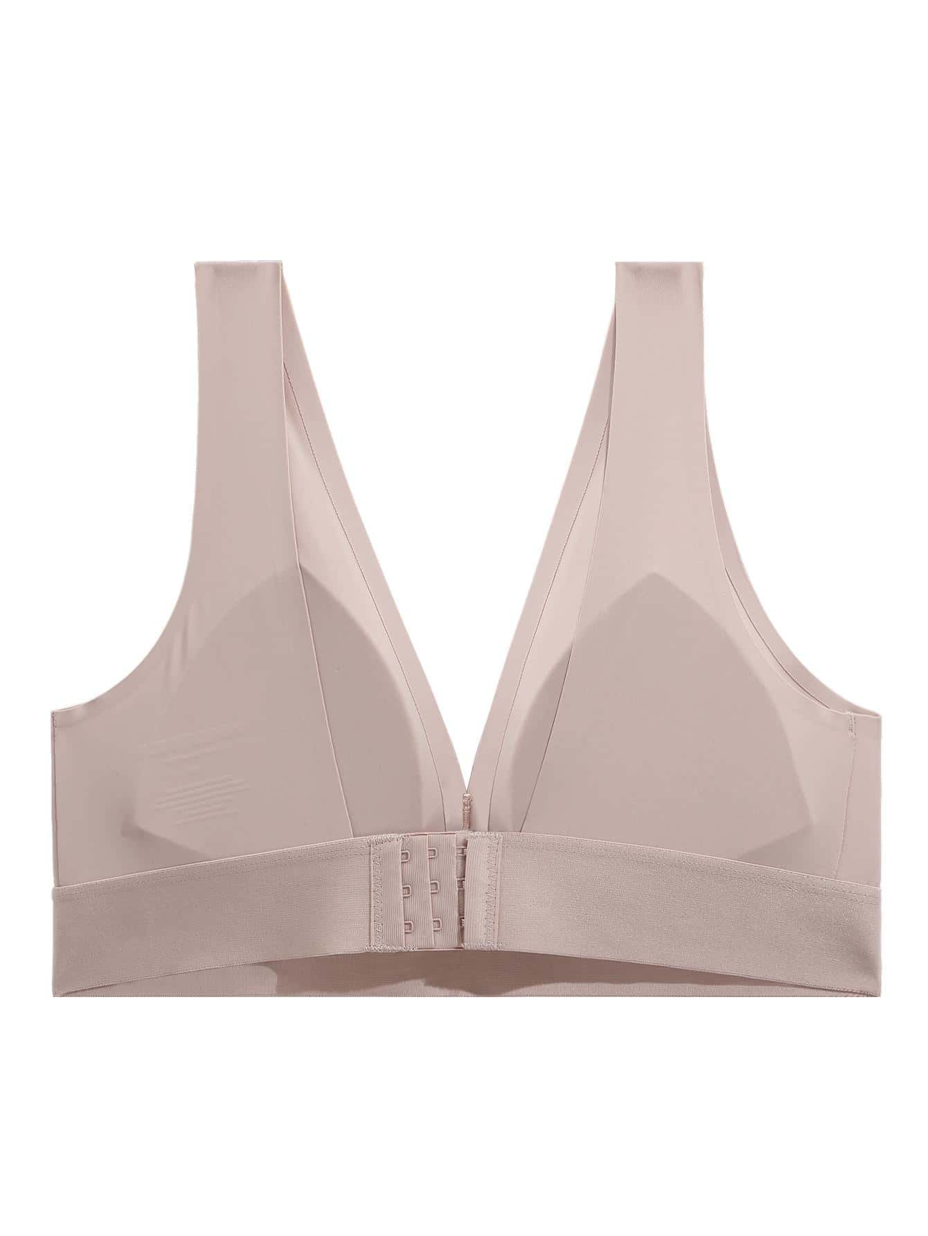 Seamless Push Up Wireless Sports Bralette With Removable Pads Women's bras Beige