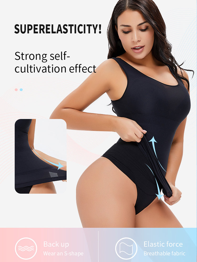 Women's Shaping Compression Waist Trainer Tank Seamless Body Shaper Vest